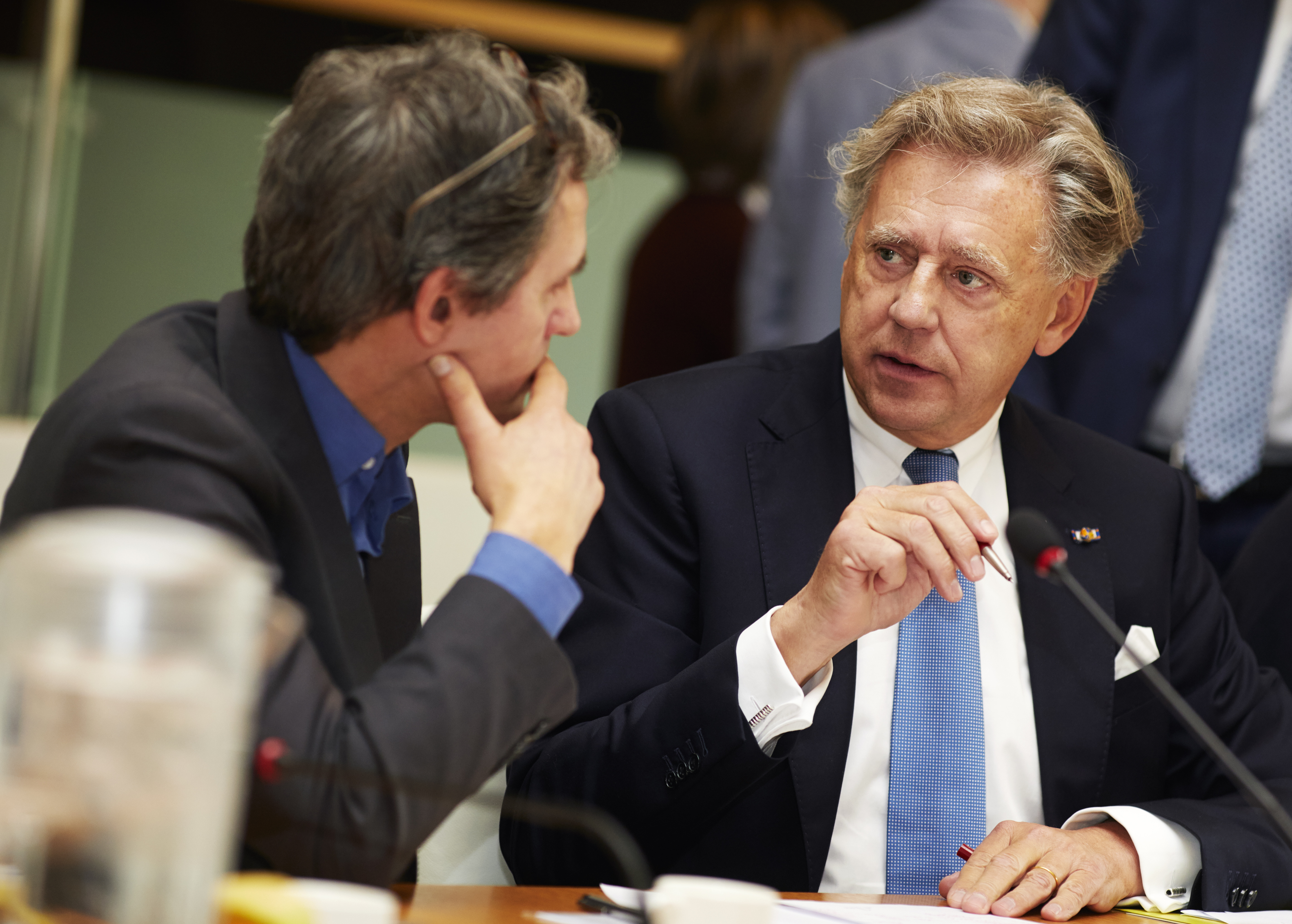 Ed Nijpels tijdens vergadering Borgingscommissie Energieakkoord voor duurzame groei.