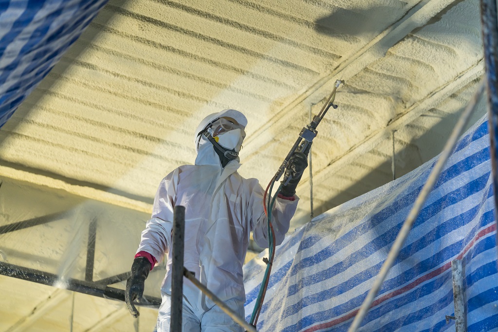 man behandelt plafond