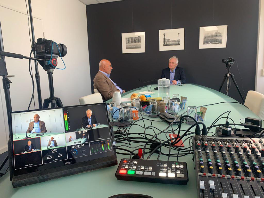 IISG senior research fellow en journalist Leonard Ornstein interviewt oud-SER-voorzitter Herman Wijffels