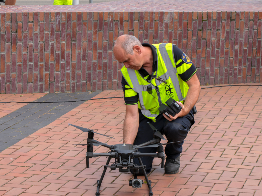Politie met een drone