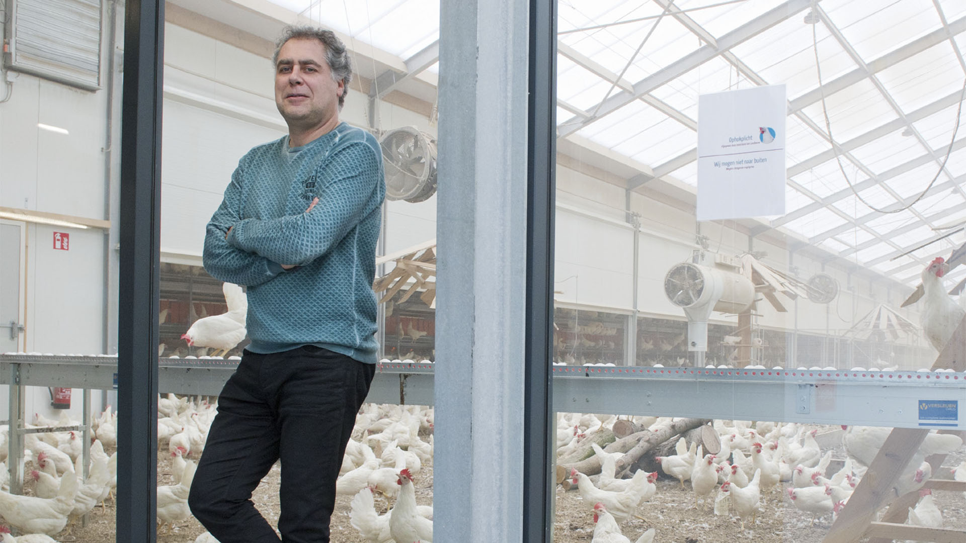 Ex-kippenkeizer Ruud Zanders startte een duurzame kippenboerderij 