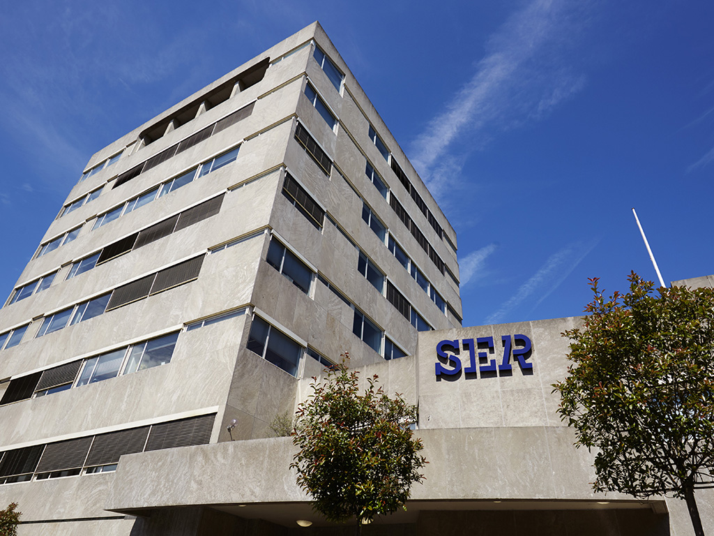 Gebouw Sociaal-Economische Raad (SER) in Den Haag.