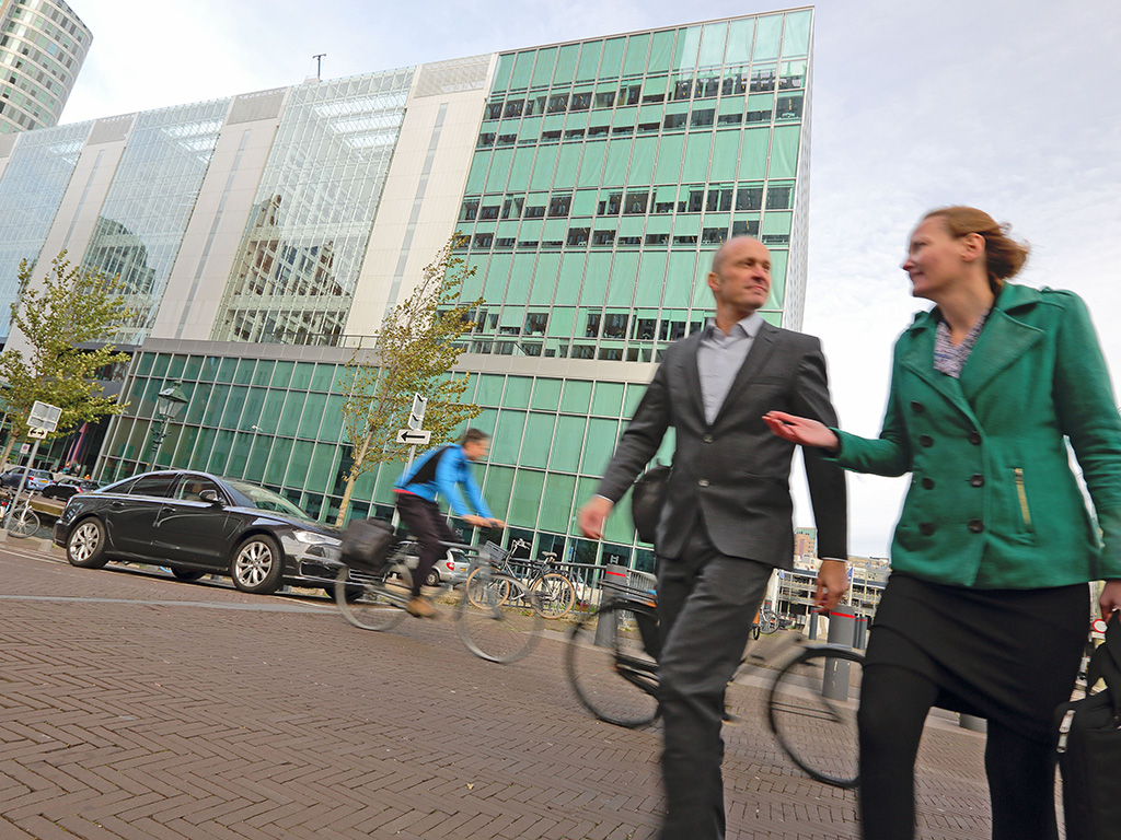 Arbeidsmarkt. Onderweg naar het werk.