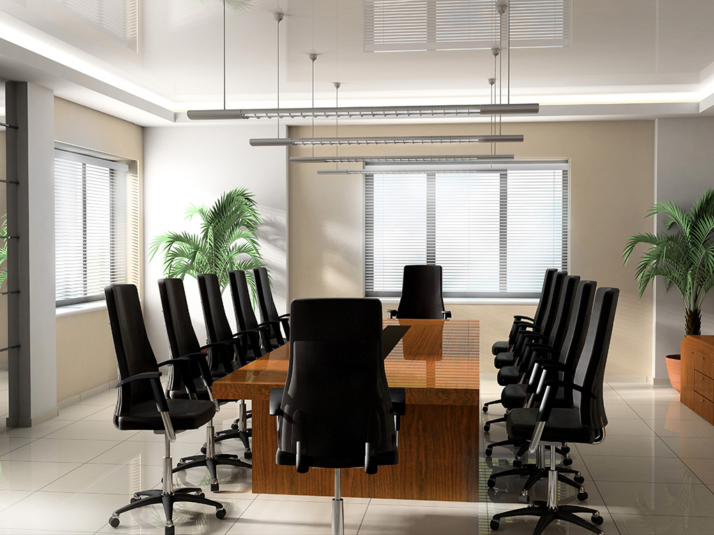 Boardroom multinationale onderneming.