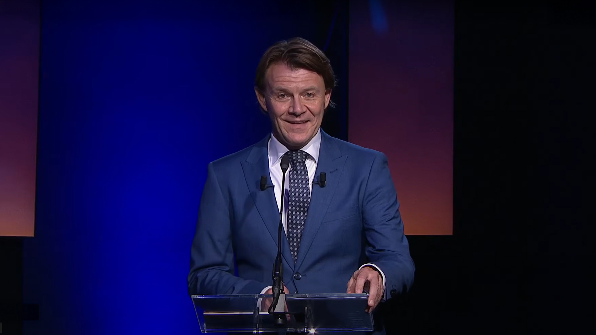 Kim Putters bij de opening van de bijzondere gezamenlijke raadsvergadering vanwege 75 jaar SER en 80 jaar Stichting van de Arbeid